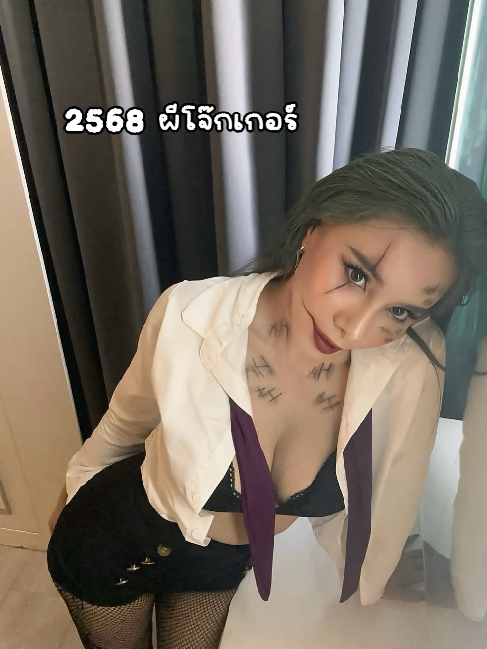 ฟ้า Skykikijung รีวิวชุดผีฮาโลวีน 6 ปี แม่ชีซีทรู บราลูกไม้ ผ้าคลุมบาง "ชอบผีไหนสุด?" (รูปที่ 5)